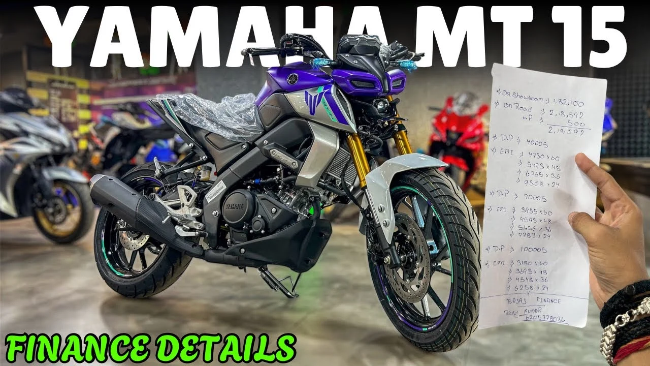 Yamaha MT-15 2025: Complete Finance Details, Features, and Price