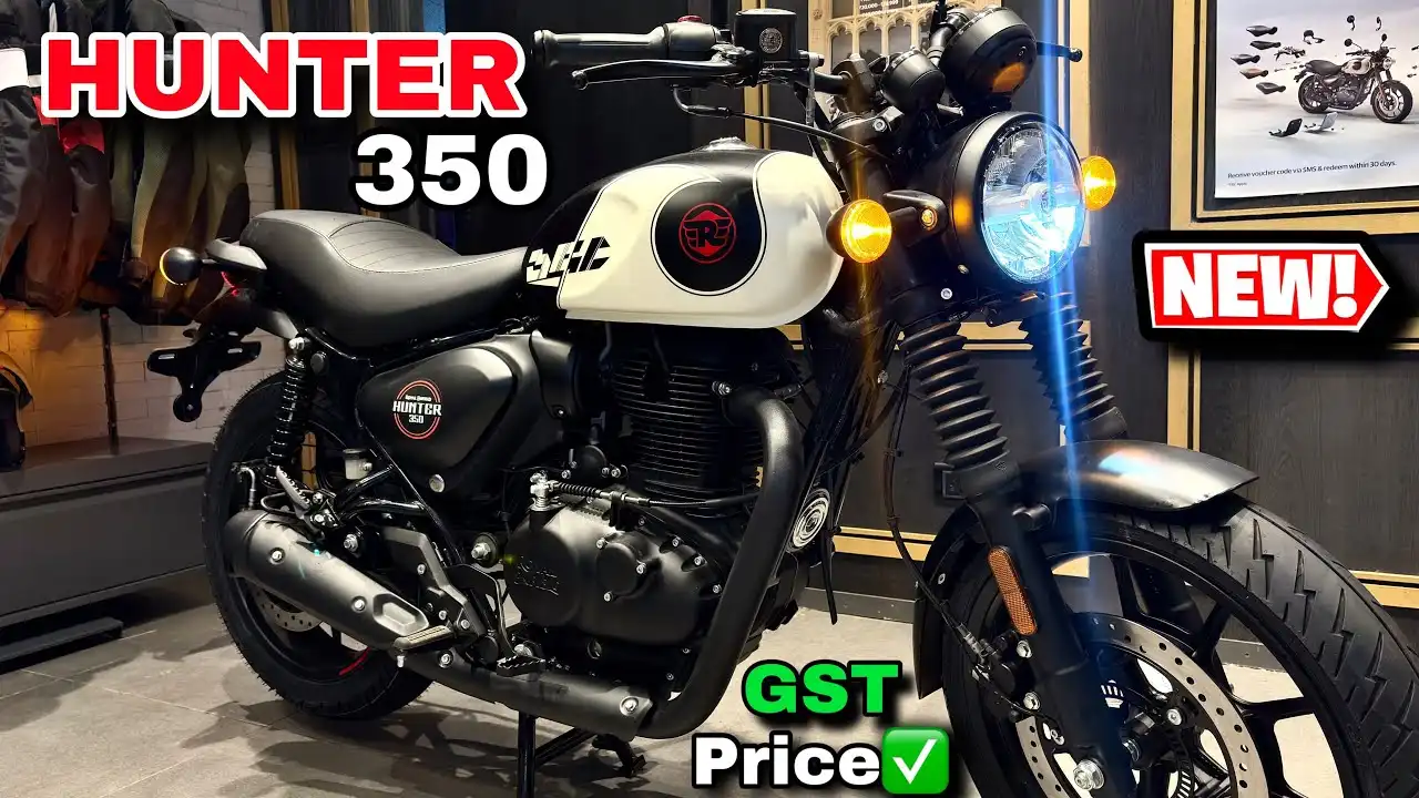 2025 Royal Enfield Hunter 350 Launched with New Design and Price Drop After GST 2.0