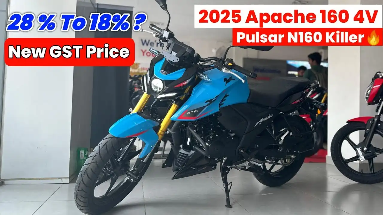 TVS Apache RTR 160 4V 2025: New Facelift Brings Sporty Look and Advanced Tech